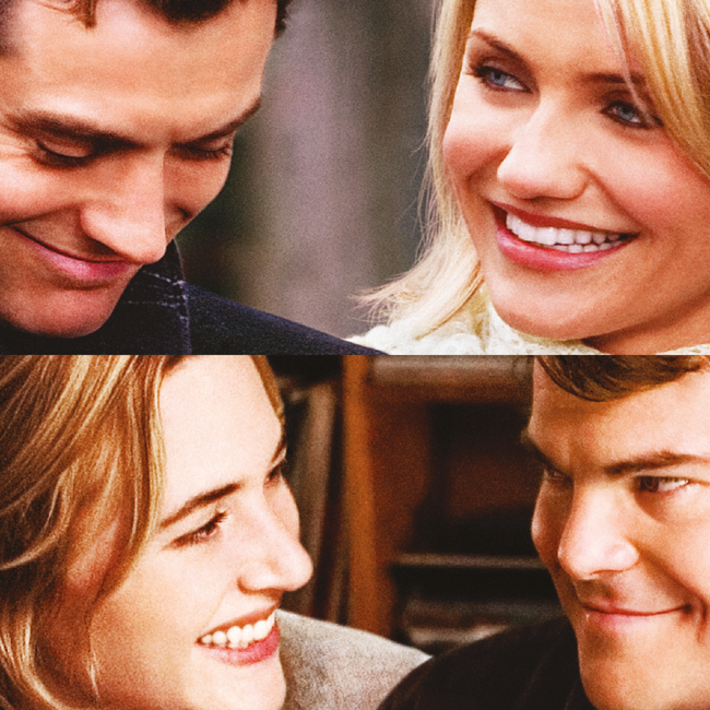 The Holiday Film poster with four main cast members